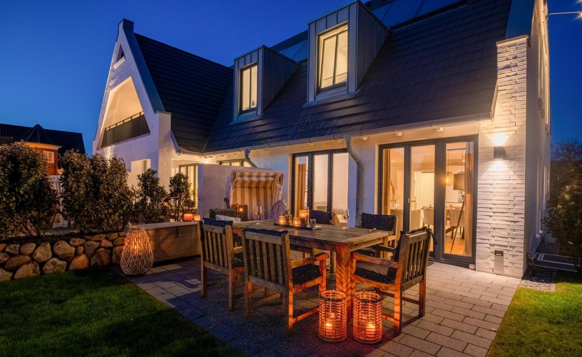 Ferienhaus Witthues - Domizil Silbermoewe - Exklusiv, Strand- Und Zentrumsnah Westerland Exteriör bild