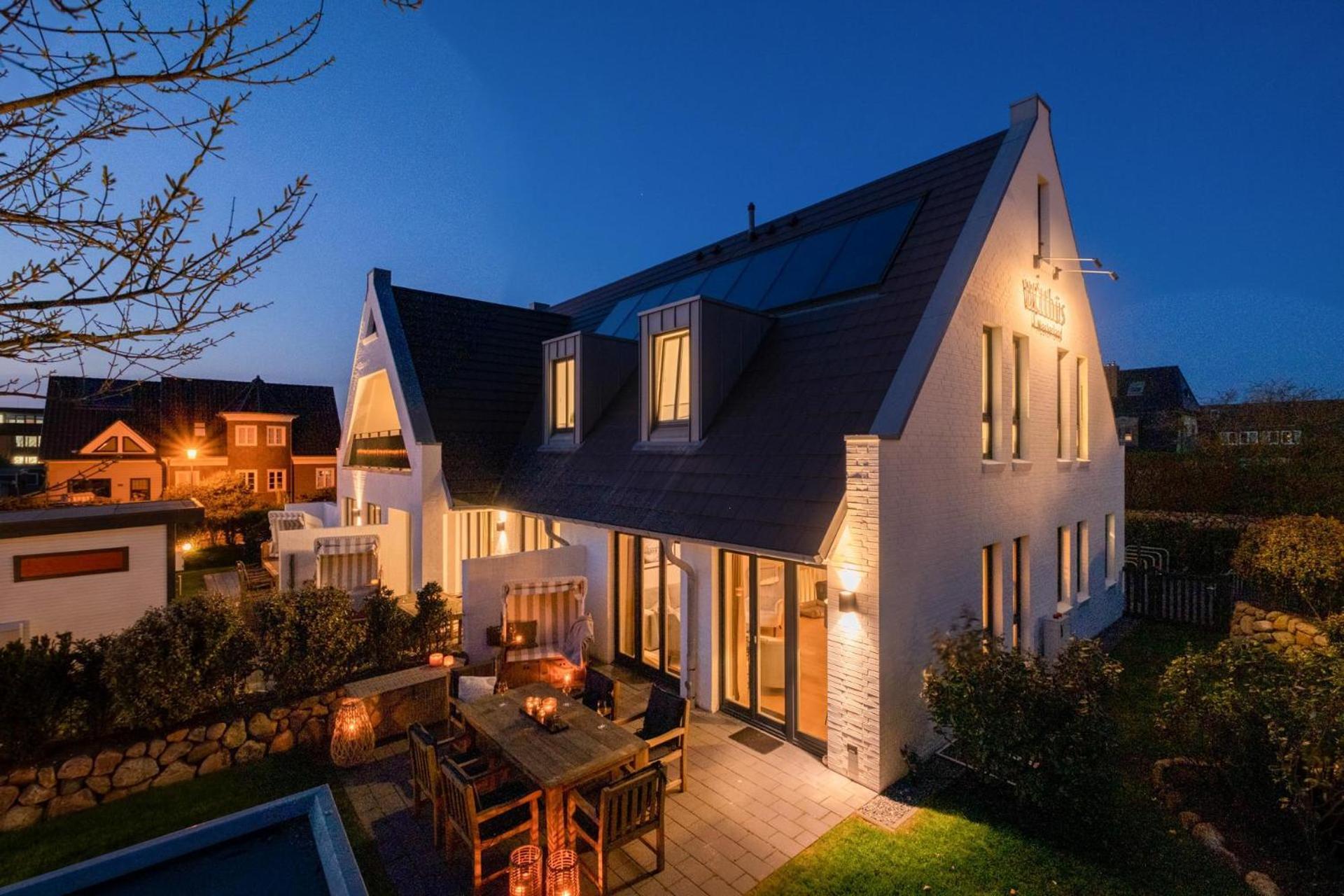 Ferienhaus Witthues - Domizil Silbermoewe - Exklusiv, Strand- Und Zentrumsnah Westerland Exteriör bild